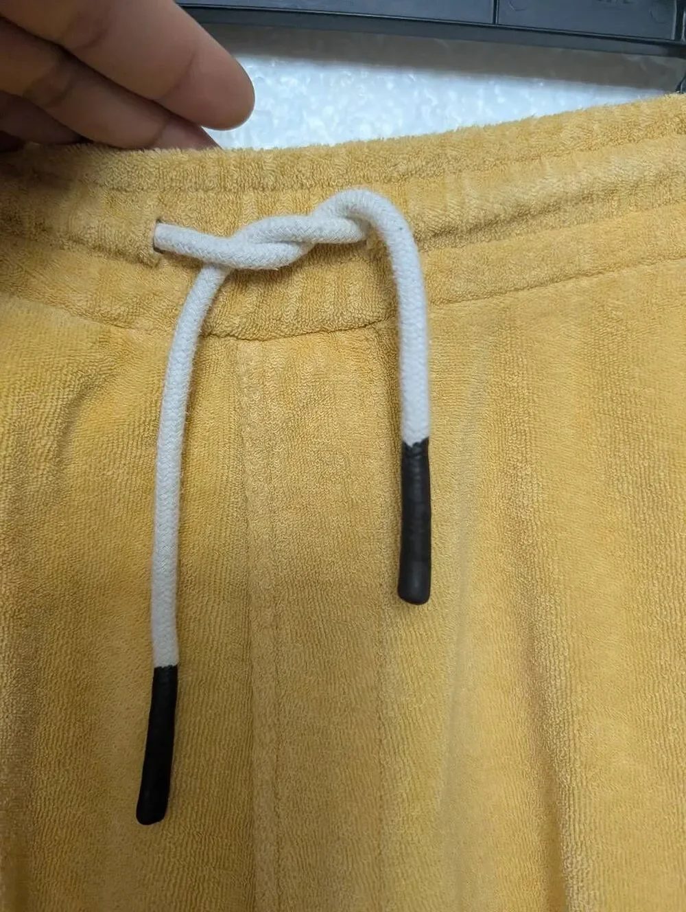 OAS mustard yellow short